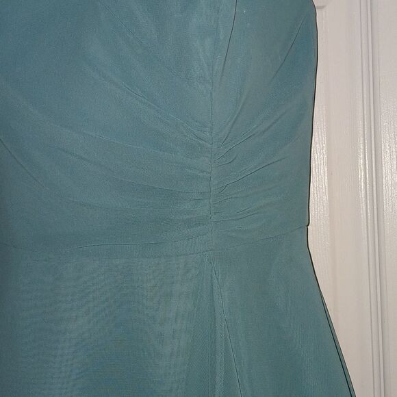 Alfred Angelo Style# 7176 Strapless chiffon beyond the sea dress Sz 4 NWOT - Picture 4 of 11
